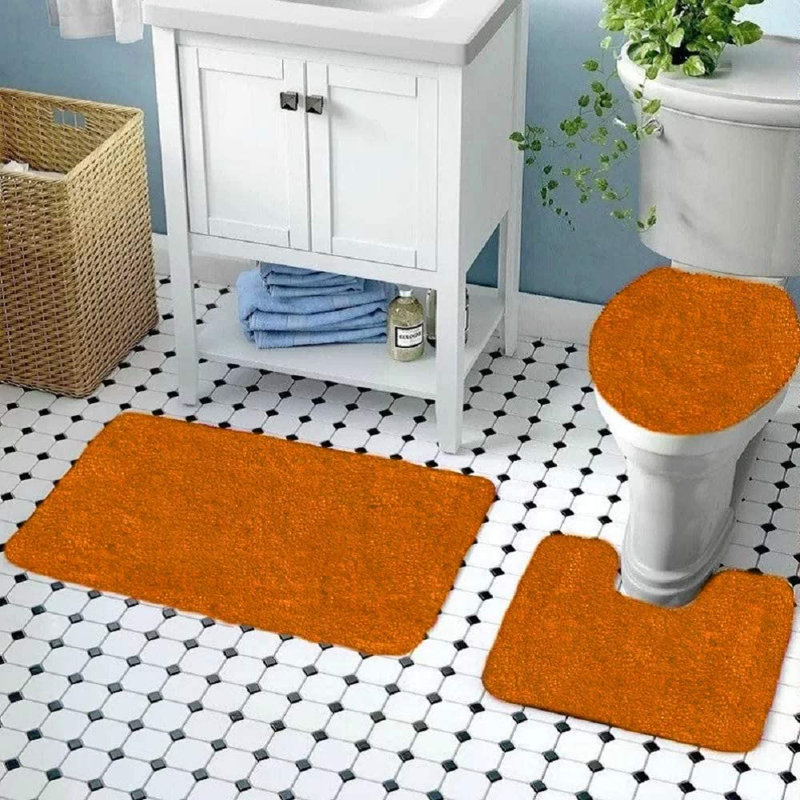 Ensemble de tapis de bain Mckeel, Orange