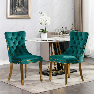 Friedlinde Velvet Side Chair