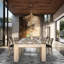 Table de salle à manger Trahan Marbella-418318015