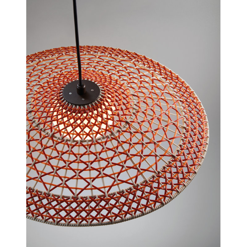 Nans 1 - Light LED Pendant, Red