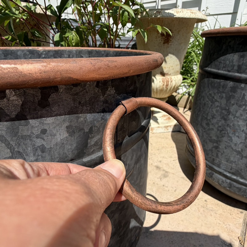 Ensemble de jardinières 3 pièces Old Forge Chubby Belly, 18,75 po