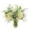 Hydrangea With Eucalyptus And Grass Arrangement