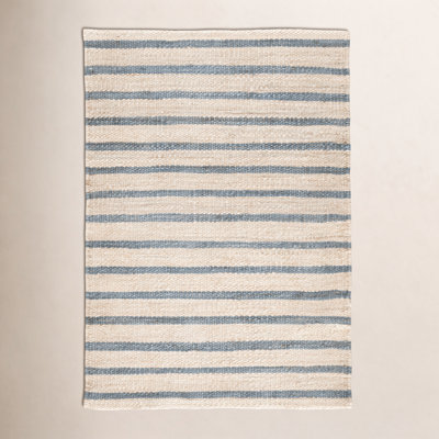 Moana Hand-Woven Striped Jute Rug