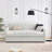 Wooden Frame Bed, Upholstered Daybed With Trundle-178237376