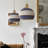 1 - Light Rattan Dome Pendant-111335045