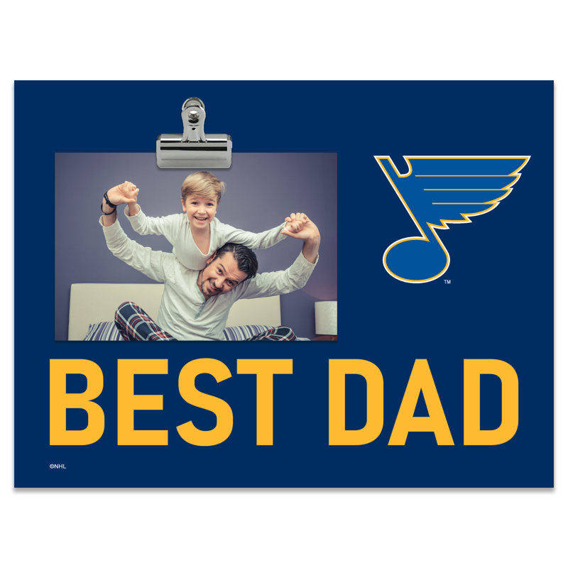 Blues Bright Line - Best Dad Clip Frame