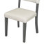 Ensemble de table de salle à manger 5 pièces avec pieds courbés et 4 chaises rembourrées pour la salle à manger-645949764