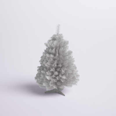 Arbre de Noël artificiel pin blanc 3 pi Alayah