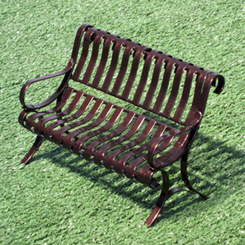 Banc de jardin en acier Worthville, Bronze