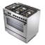 Verona Ultima 36" 5 Burner Single Gas Range - Stainless