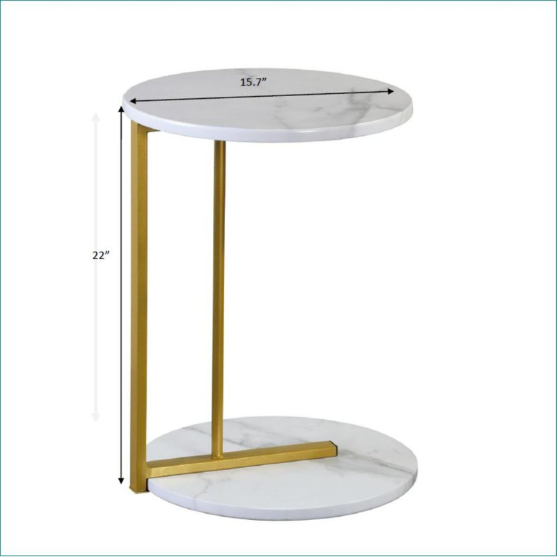 Table de bout cadrée