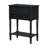 Narrow Console Table, Slim Sofa Table With Three Storage Drawers And Bottom Shelf (Black)-1174691374
