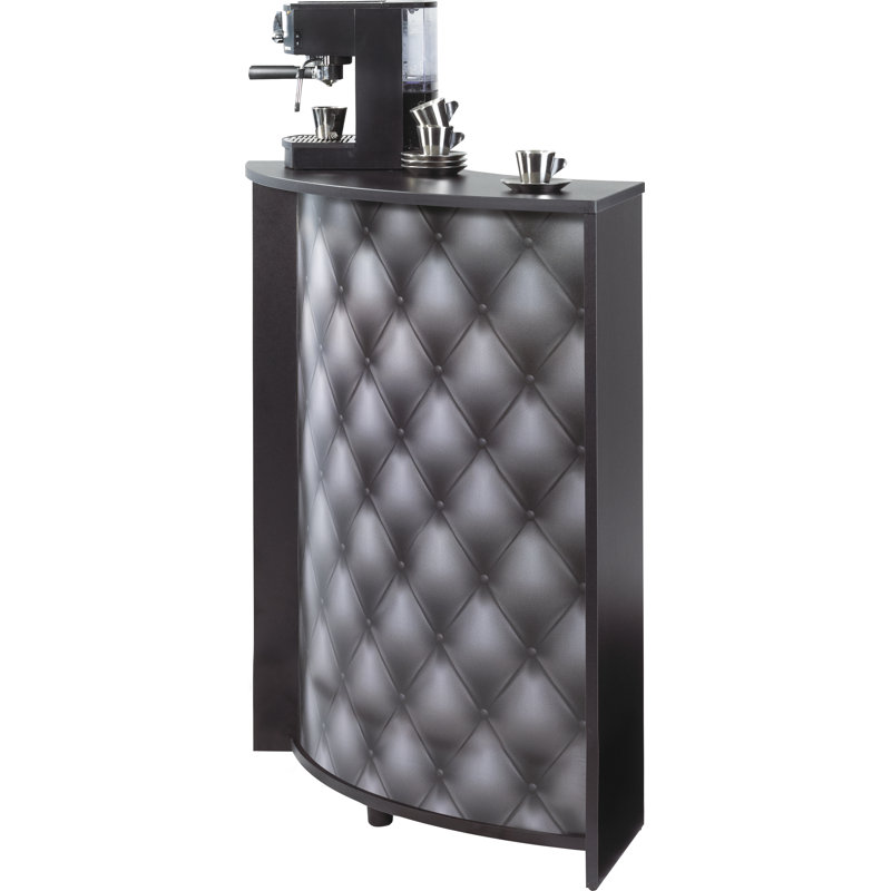 96.7cm Home Bar, Black