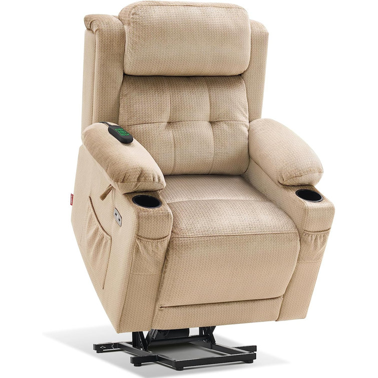 Lay Flat Dual Motor Power Lift Recliner Chair Sofa with Adjustable Headrest