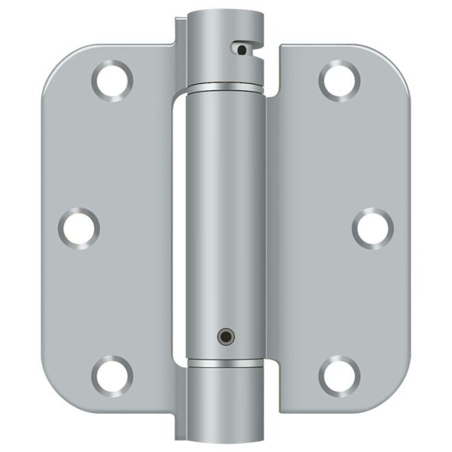 Steel Hinge, Brushed Chrome