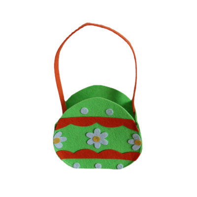Cute Easter Cloth Basket Candy Gift Bucket Children's Party Decoration