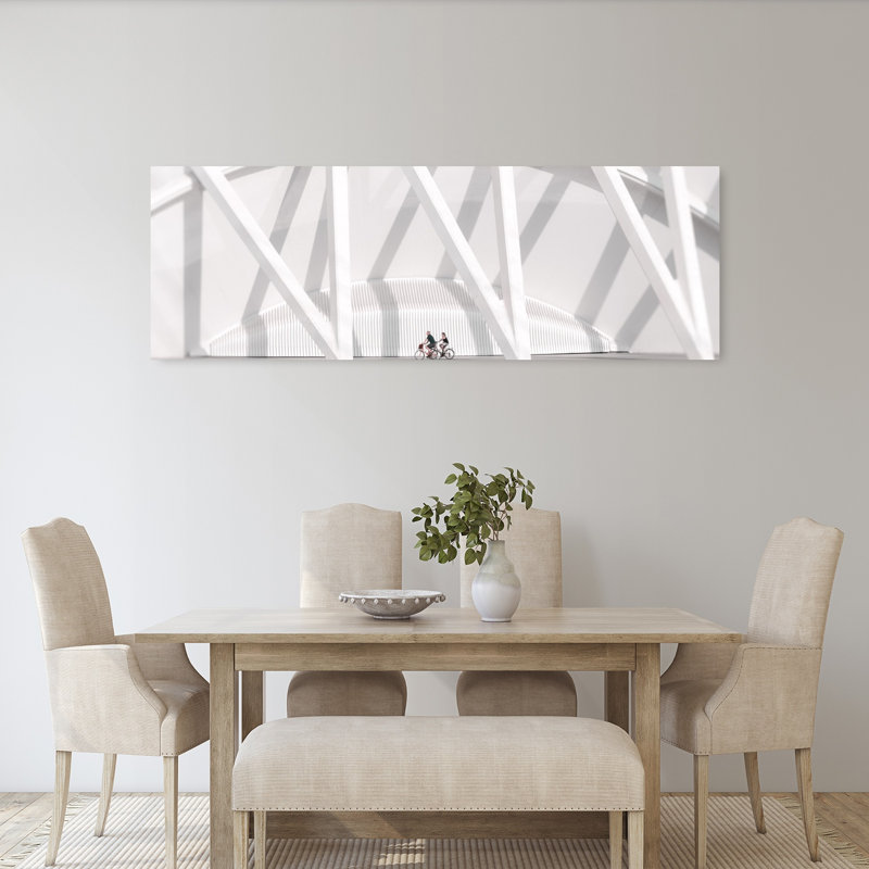 Minimalist Urban Cycling by Marc Huybrighs - Wrapped Canvas Panoramic Print, 152.4 cm H x 50.8 cm W