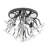 Wildflower 4-Light Semi-Flush Ceiling Light - Matte Black-1522046801