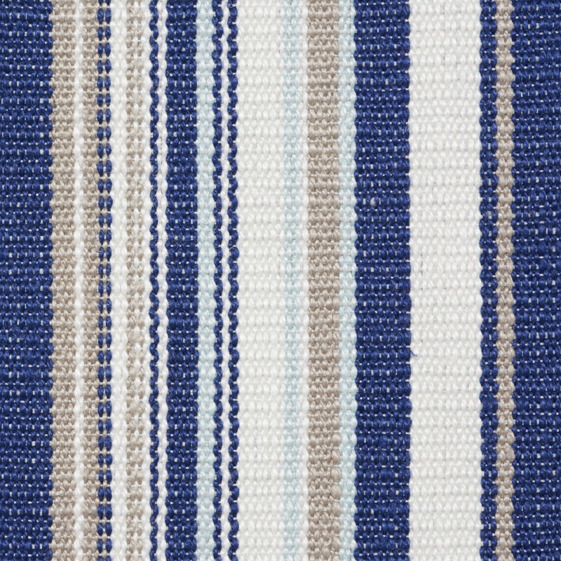 Tissu à rayures Ponderosa, Bleu