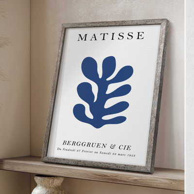 Matisse CCXCV III, reproduction d'art encadrée - bois massif