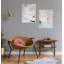 Vikshi Soft Abstract Brushstrokes - Ensemble de 2 reproductions encadrées sur toile-86897864