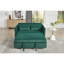 Canapé inclinable convertible, mousse de velours, salon moderne polyvalent