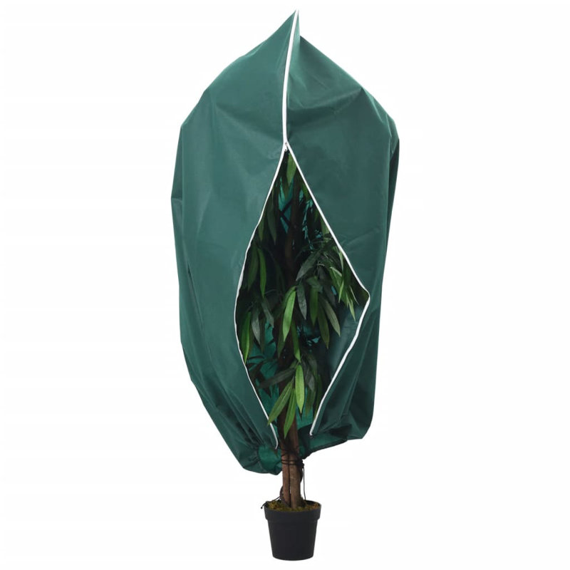 Binnie Plant Fleece Cover, Green, 250cm H x 314cm W
