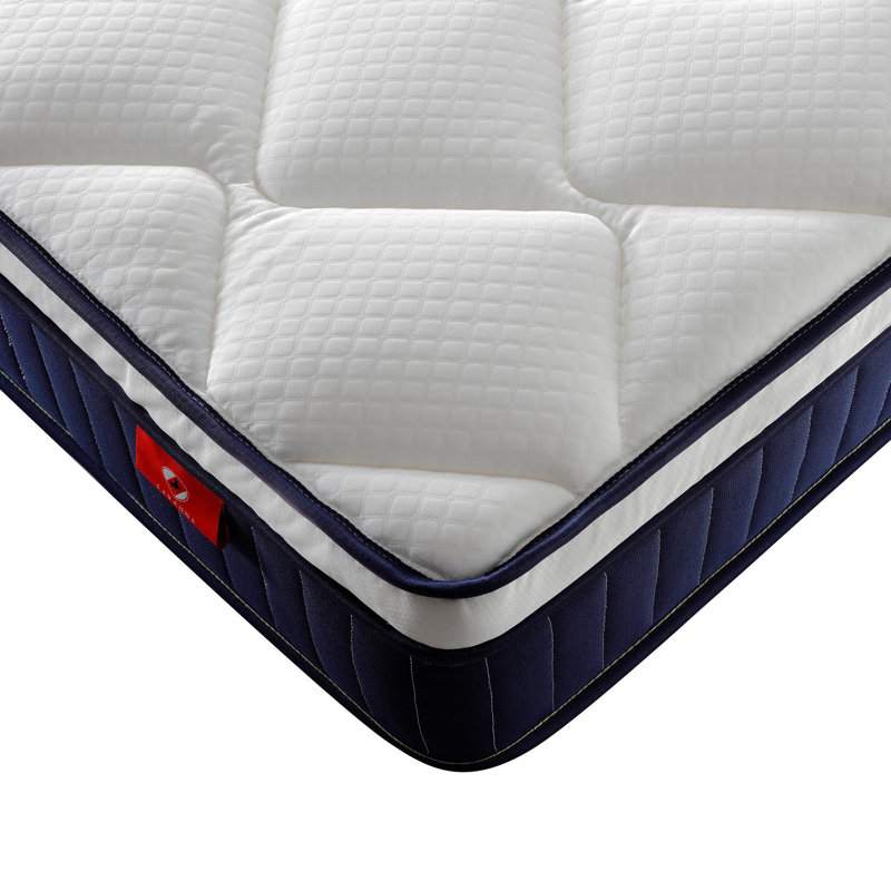 Ressorts ensachés de matelas moyen hybride, Grand lit