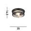 Blanche Glass Flush Mount
