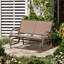 Banc de patio double Bagley