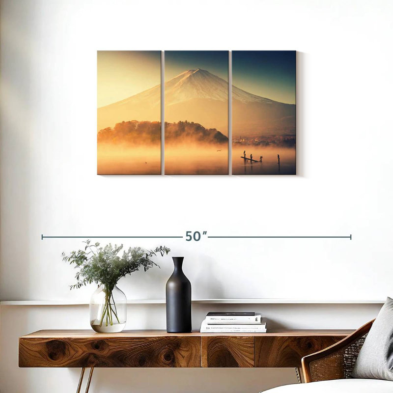 Brillant Mont Fuji, H 20 po x l 33 po