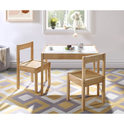 Ensemble de table et de chaises pour enfant 3 pièces Gibson
