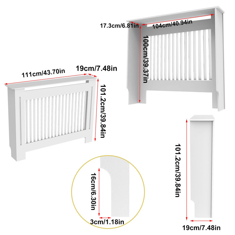 Navreet Medium Radiator Cover