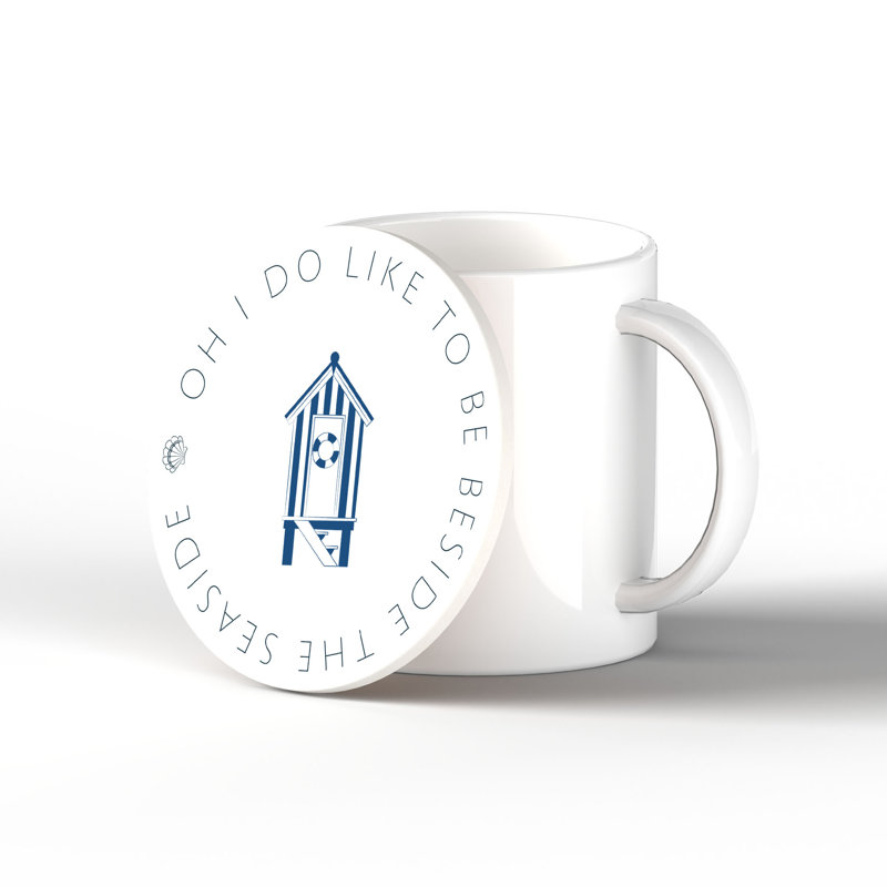 BEACH HUT 1 COASTER 100X100