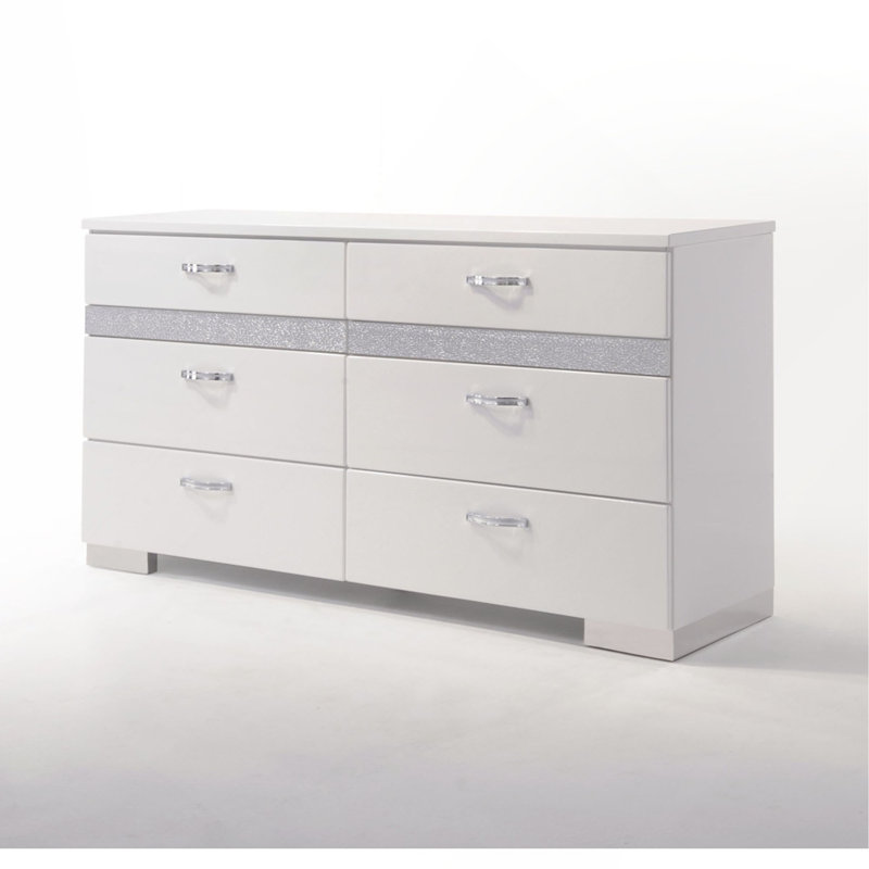 Commode Glam, commode décorative Sparkle