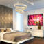 Lustre moderne en cristal Klarke
