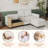 78'' Upholstered Sofa Couch With Storage Ottoman-1545106402