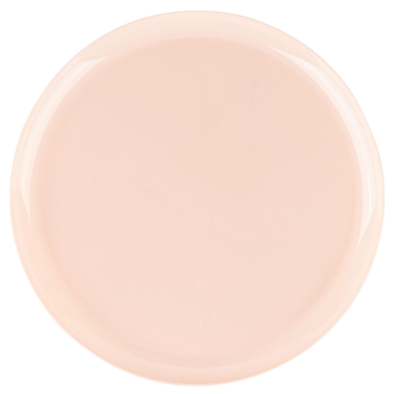 Assiettes rondes jetables EcoQuality Edge Collection 50 personnes, L 10,6 po, Rose