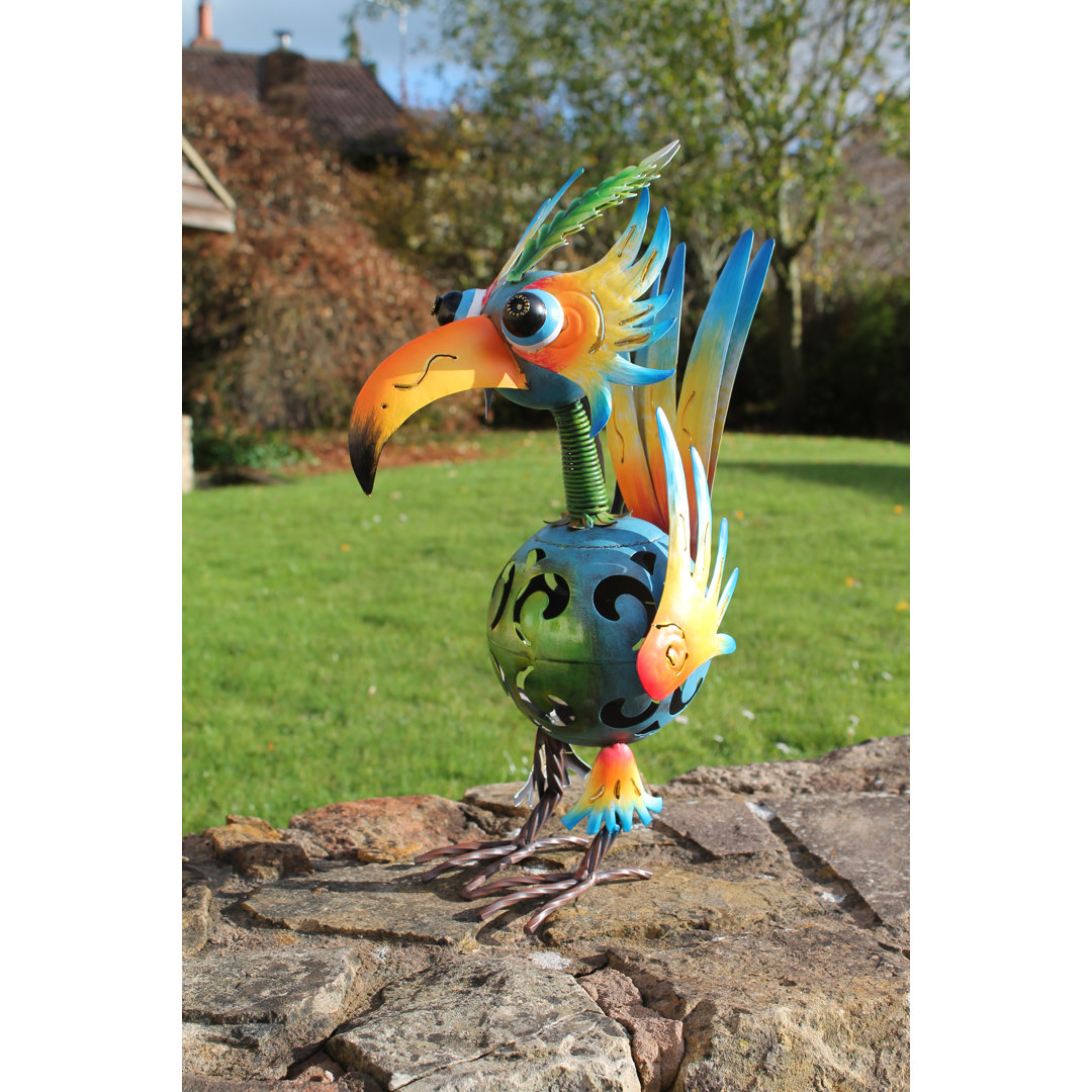 Kasim Bird Weather Resistant Metal Garden Statue
