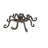 Cummins Metal Octopus Decorative Black Sculpture with Long Tentacles and Suctions Detailing