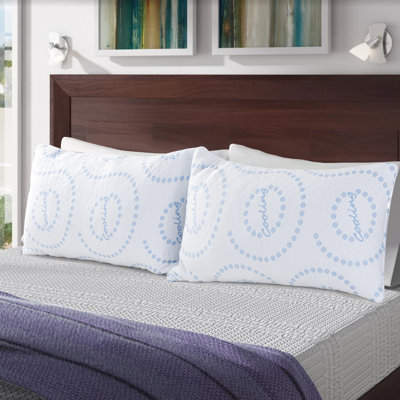 Wealdstone Memory Foam Medium Pillow, King Pillow: 19" x 36"