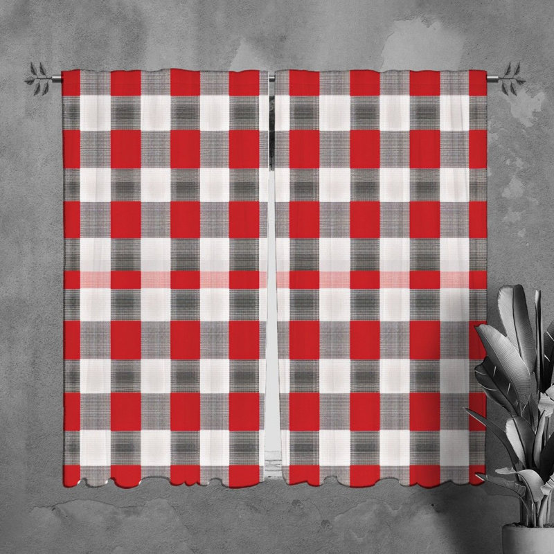Paire de rideaux obscurcissant en polyester, L 20 po x L 61 po