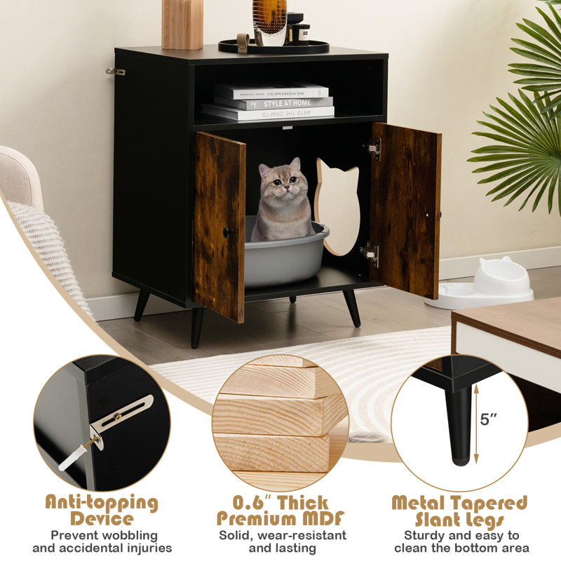 Demontrey Litter Box Enclosure
