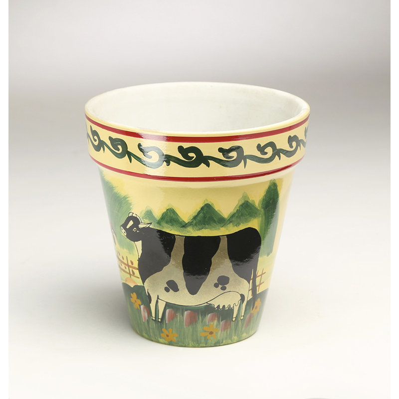 Milena Hand Painted Ceramic Pot Planter
