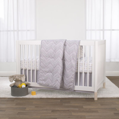 Dovie 3 - Piece Crib Bedding Set
