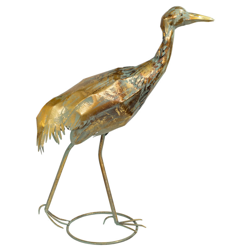 Minot Walking Crane Decorative Object