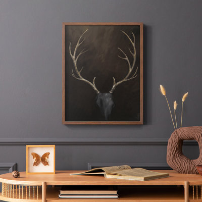 Buck Framed Print - Solid Wood