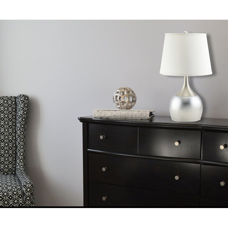 Ellijay Metal Table Lamp, Silver