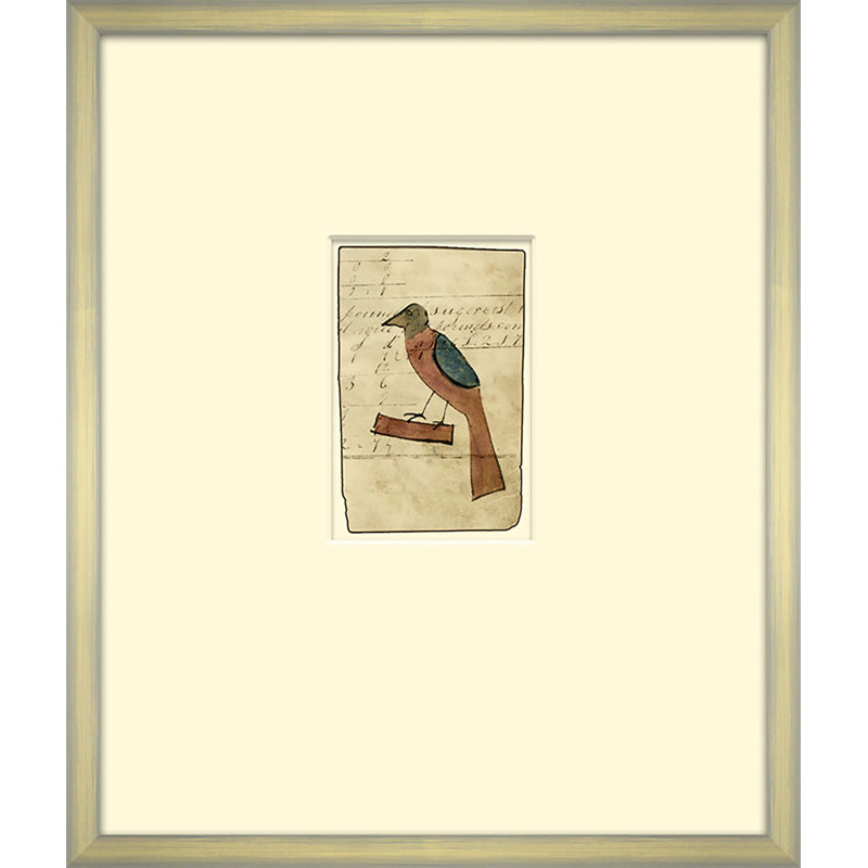 Mennonite Drawing, Song Bird Giclee Print