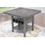 60.4" W COUNTER HEIGHT TABLE, GRAY-129759789